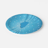 ブルーイリノイ紙プレート ペーパープレート (アングル)