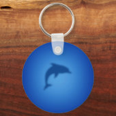 ブルーイルカ キーホルダー (正面)