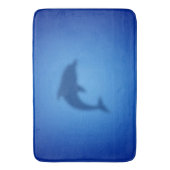 ブルーイルカ バスマット (正面縦)