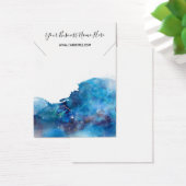 ブルーインクネックレスグラデーションディスプレイカード (デスク)