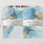 ブルーインクマーブルサービスメニューパンフレット (正面/裏面)