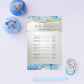 ブルーインクマーブルプライスリストチラシ チラシ (シングル)