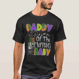 ブルーイングベビーハロウィーンテーマベビーシャワーのパパ Tシャツ