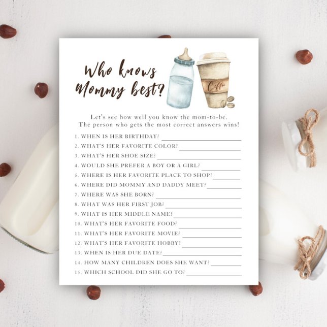 ブルーイング赤ちゃんシャワー – 誰がママ最高のを知る (クリエイターアップロード済み)