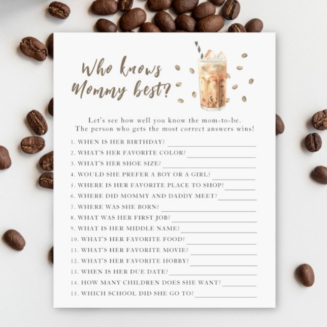 ブルーイング赤ちゃんシャワー – 誰がママ最高のを知る (クリエイターアップロード済み)