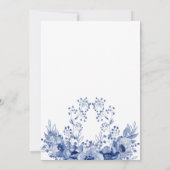 ブルーインジゴの集合結婚品 招待状 (裏面)