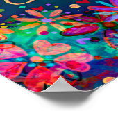 ブルーインスパイアフローラのインスピリシティ・アートワーク ポスター (角)