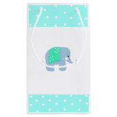 ブルーインディアンゾウ スモールペーパーバッグ (裏面)