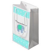 ブルーインディアンゾウ スモールペーパーバッグ (正面アングル)