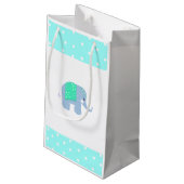 ブルーインディアンゾウ スモールペーパーバッグ (裏面アングル)