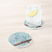 ブルーインディアンリングネックパレーケ コースター (側面)