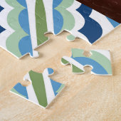 ブルーインディアンリングネックパレーケ ジグソーパズル (側面)