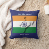 ブルーインド国旗 クッション (ブランケット)