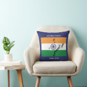 ブルーインド国旗 クッション (椅子)