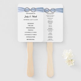 ブルーインフィニティ結婚式 プログラムファン ハンドファン