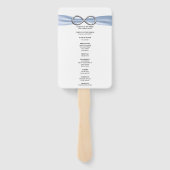 ブルーインフィニティ結婚式 プログラムファン ハンドファン (裏面)