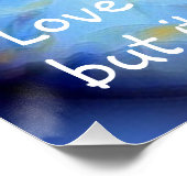 ブルーインプレッションスタイルキッテンレスキュー引用文 ポスター (コーナー)