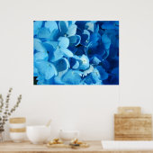 ブルーインプレッション（アジサイ） ポスター (キッチン)