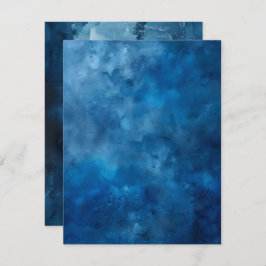 ブルーイン動揺してク印刷可能スクラップブック紙 招待状