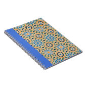 ブルーイン開花ボーホパターンノートブック ノートブック (右側)