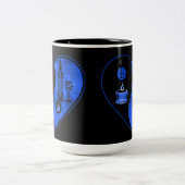 ブルーイン&ヤンコーヒー&ワイン ツートーンマグカップ (中央)