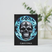 ブルーイーサリーアーキーンスカルオブダークネス ポストカード (スタンド正面)