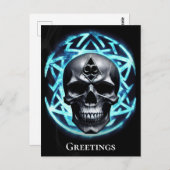 ブルーイーサリーアーキーンスカルオブダークネス ポストカード (正面/裏面)