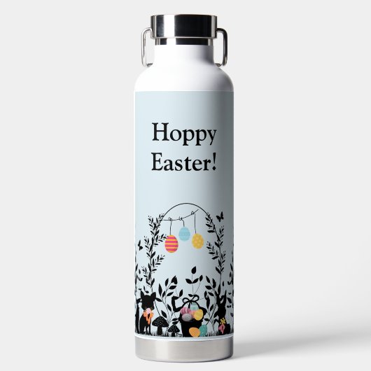 ブルーイースターシルエットウォーターボトル ウォーターボトル (正面)