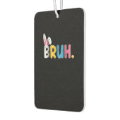 ブルーイースターバニーかわいいミーム子供へ_1 カーエアーフレッシュナー (左)