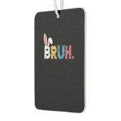 ブルーイースターバニーかわいいミーム子供へ_3 カーエアーフレッシュナー (左)