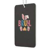 ブルーイースターバニーかわいいミーム子供へ_8 カーエアーフレッシュナー (左)