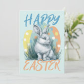 ブルーイースターバニーカラフル シーズンカード (スタンド正面)