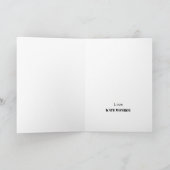 ブルーイースターバニーハッピーイースター カード (内部)