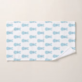 ブルーイースターバニーバスタオルセット バスタオルセット (ハンドタオル)