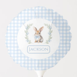 ブルーイースターバニー誕生日男の赤ちゃんギフトバルーン バルーン