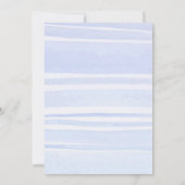 ブルーイースターブランチバニー招待状 – 水彩 招待状 (裏面)