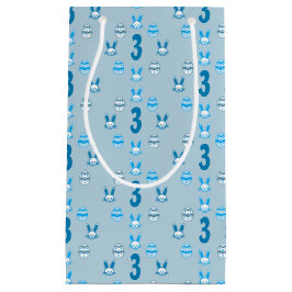 ブルーイースター3回目の誕生日 スモールペーパーバッグ