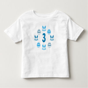 ブルーイースター3回目の誕生日 トドラーTシャツ