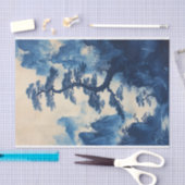 ブルーイ中国のンク絵画のツリーの切り離し 薄葉紙 (クラフト)