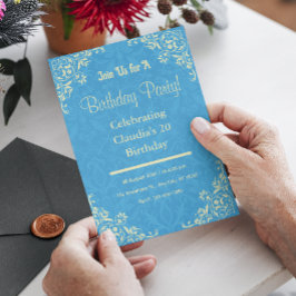 ブルーイ誕生日招待状 招待状