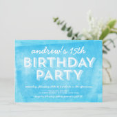 ブルーイ転がンクAny Age誕生日招待状 招待状 (スタンド正面)