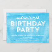 ブルーイ転がンクAny Age誕生日招待状 招待状 (正面)