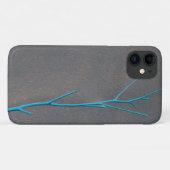 ブルーウィググレーコンクリートミニマリズムiPhone 11ケース Case-Mate iPhoneケース (裏面(横))