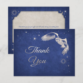 ブルーウィザードフクロスター魔法結婚ズ サンキューカード