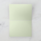 ブルーウィステリアアートすべての行事グリーティングカード カード (内部)