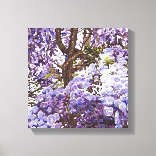 ブルーウィステリア2011 キャンバスプリント (正面)