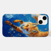 🦊 ブルーウィスパー Case-Mate iPhoneケース (裏面 (横))