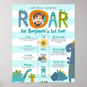 ブルーウィズフォトボーイ1st誕生日マイルストーン ポスター (正面)