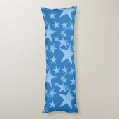 ブルーウィズホワイトスターズカスタム抱き枕 ボディピロー (裏面 (縦))