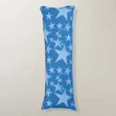 ブルーウィズホワイトスターズカスタム抱き枕 ボディピロー (正面縦)